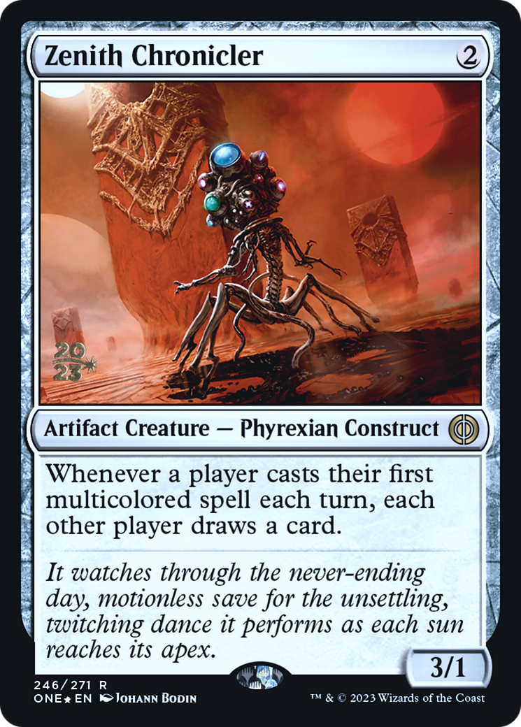 Zenith Chronicler [Phyrexia: All Will Be One Prerelease Promos] - Magic: The Gathering - Card Brawlers | Quebec | Canada |