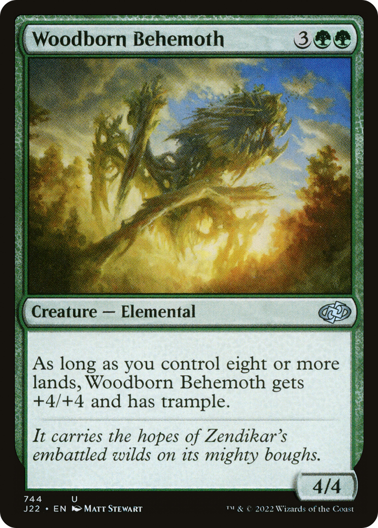 Woodborn Behemoth [Jumpstart 2022] - Magic: The Gathering - Card Brawlers | Quebec | Canada |