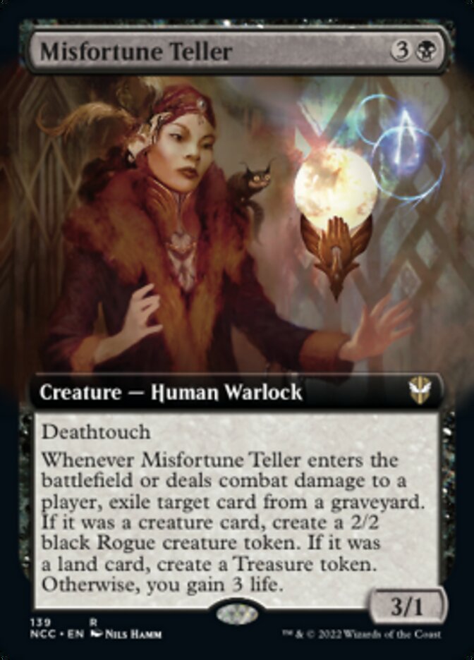 Misfortune Teller (Extended Art) [Streets of New Capenna Commander] - Magic: The Gathering - Card Brawlers | Quebec | Canada |