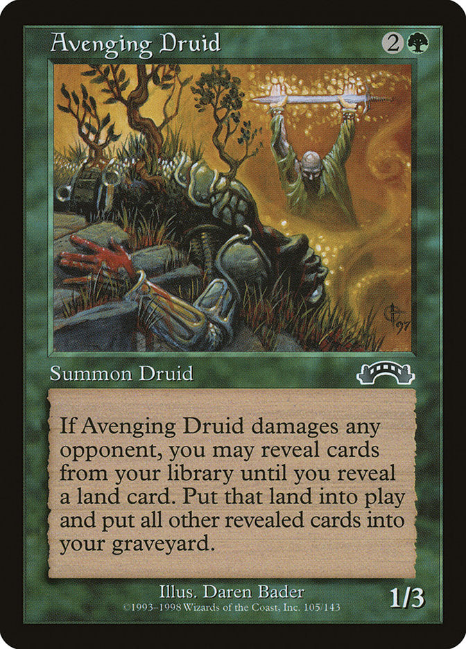 Avenging Druid [Exodus] - Magic: The Gathering - Card Brawlers | Quebec | Canada |