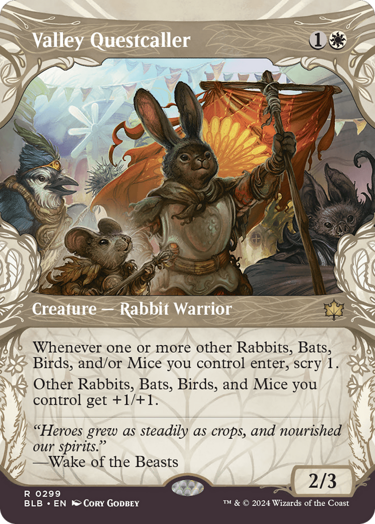 Valley Questcaller (Showcase) [Bloomburrow] - Magic: The Gathering - Card Brawlers | Quebec | Canada |