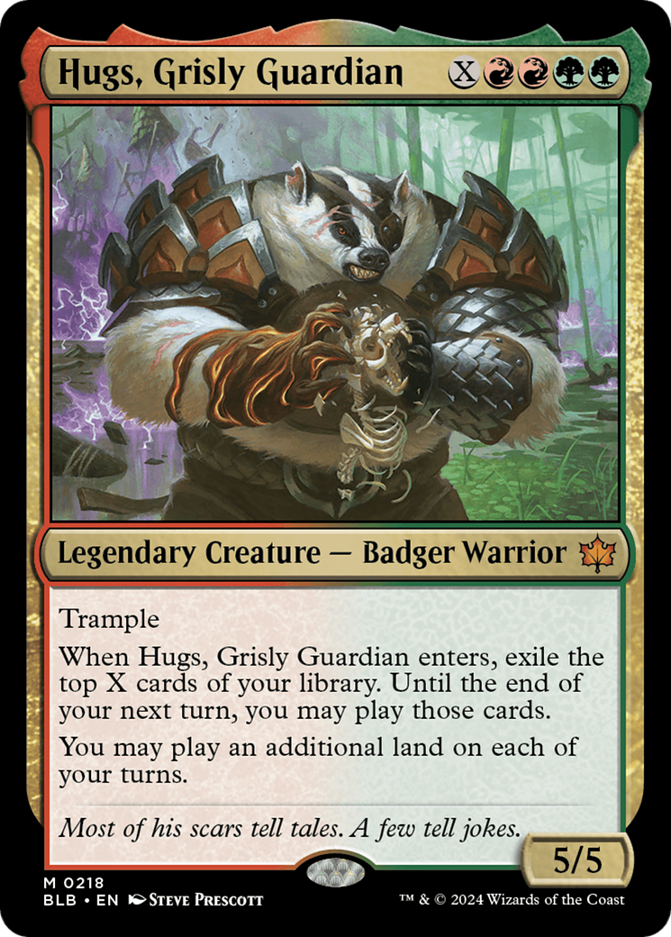 Hugs, Grisly Guardian [Bloomburrow] - Magic: The Gathering - Card Brawlers | Quebec | Canada |
