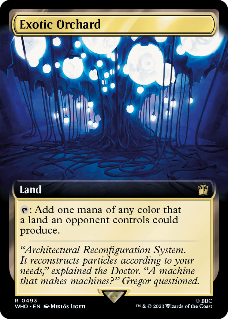 Exotic Orchard (Extended Art) [Doctor Who] - Magic: The Gathering - Card Brawlers | Quebec | Canada |