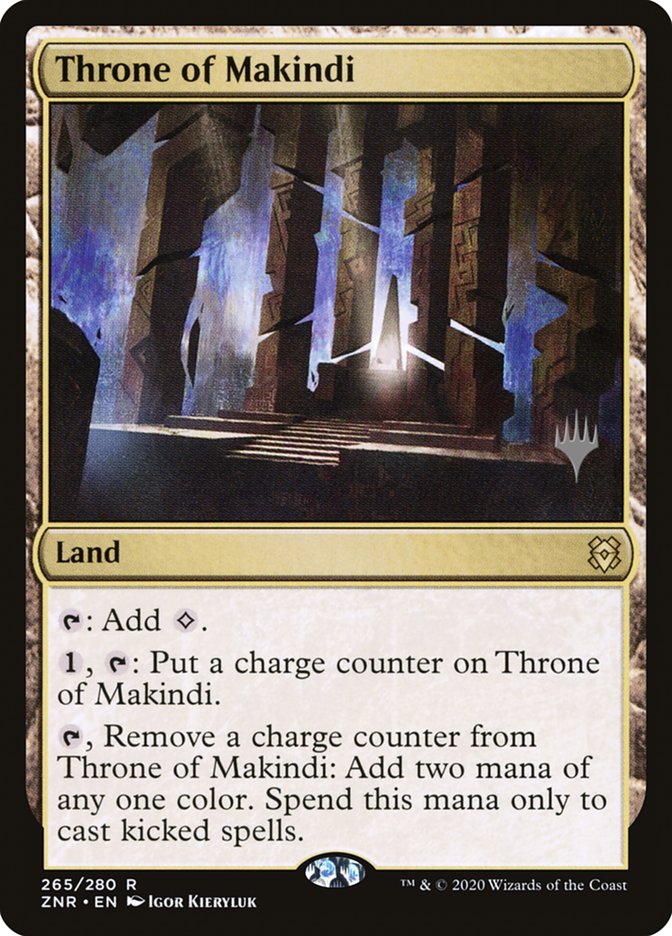 Throne of Makindi (Promo Pack) [Zendikar Rising Promos] - Magic: The Gathering - Card Brawlers | Quebec | Canada |