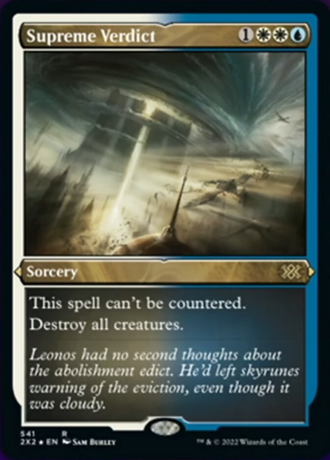 Supreme Verdict (Foil Etched) [Double Masters 2022] - Magic: The Gathering - Card Brawlers | Quebec | Canada |