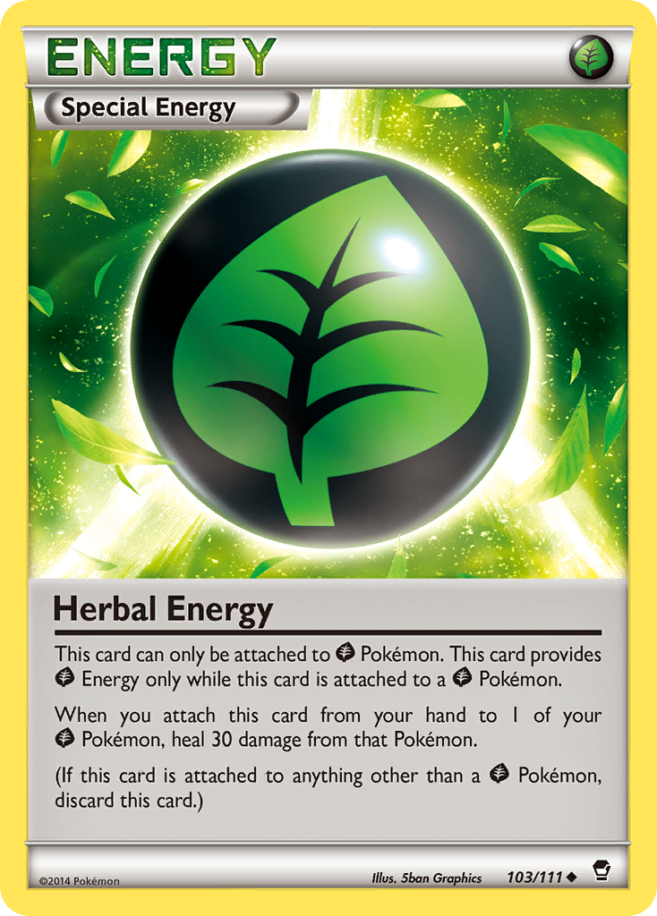 Herbal Energy (103/111) [XY: Furious Fists] - Pokémon - Card Brawlers | Quebec | Canada |