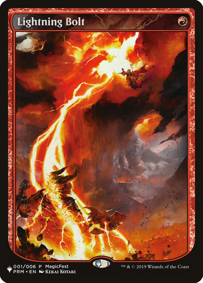 Lightning Bolt (001/006) [The List] - Magic: The Gathering - Card Brawlers | Quebec | Canada |