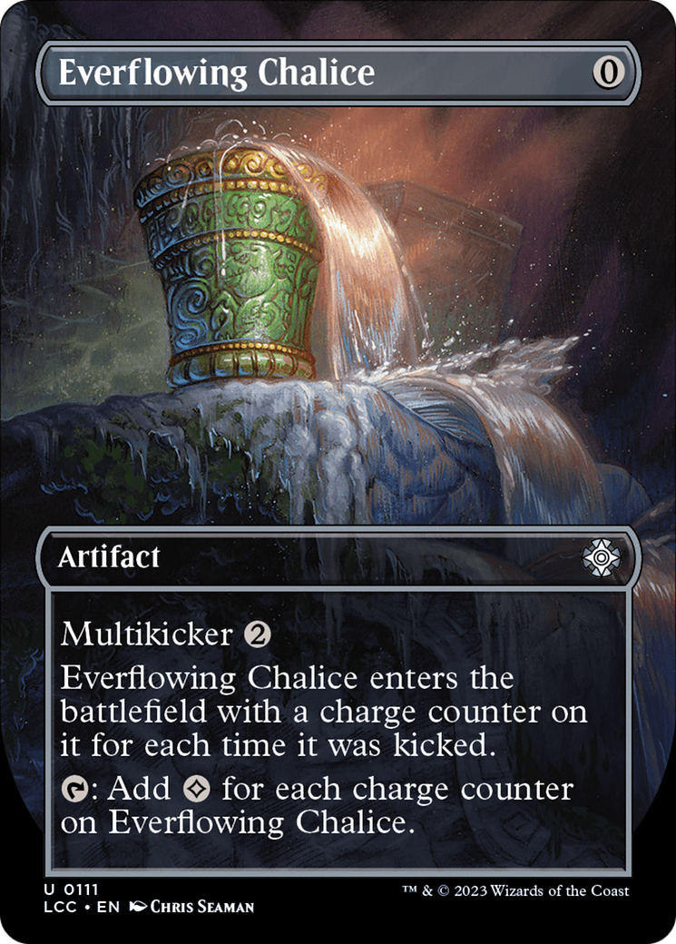 Everflowing Chalice (Borderless) [The Lost Caverns of Ixalan Commander] - Magic: The Gathering - Card Brawlers | Quebec | Canada |