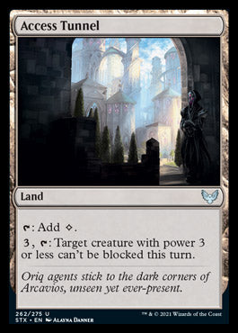 Access Tunnel [Strixhaven: School of Mages] - Magic: The Gathering - Card Brawlers | Quebec | Canada |
