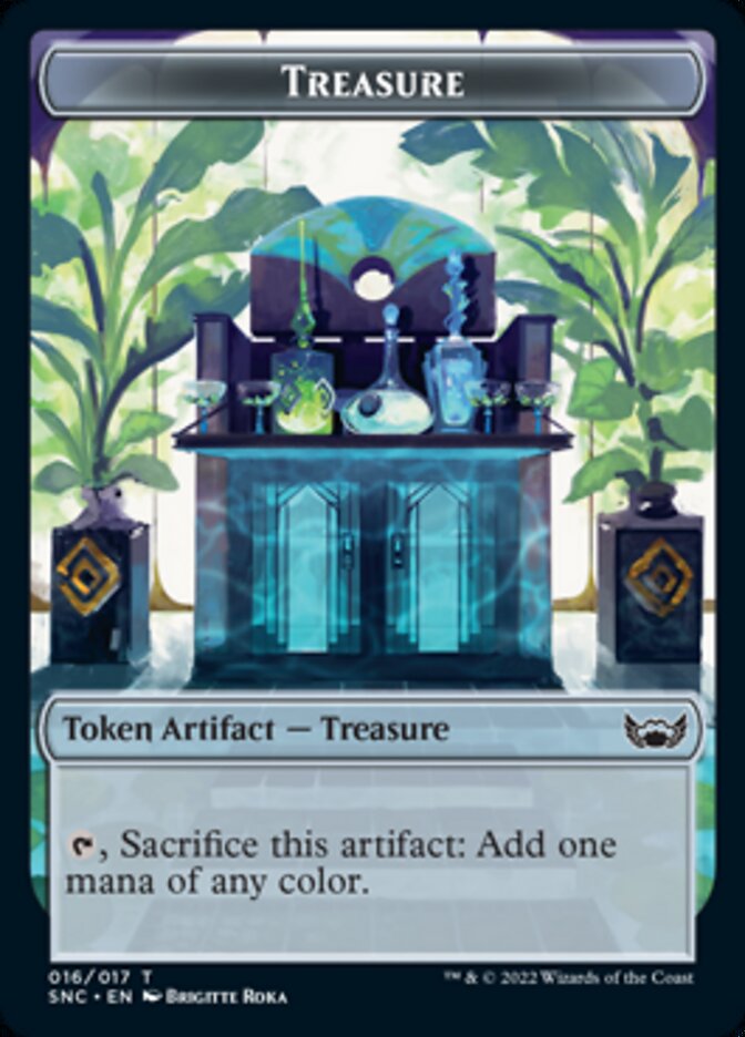 Treasure (016) // Copy Double-Sided Token [Streets of New Capenna Tokens] - Magic: The Gathering - Card Brawlers | Quebec | Canada |