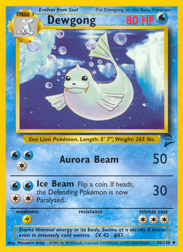 Dewgong (36/130) [Base Set 2] - Pokémon - Card Brawlers | Quebec | Canada |
