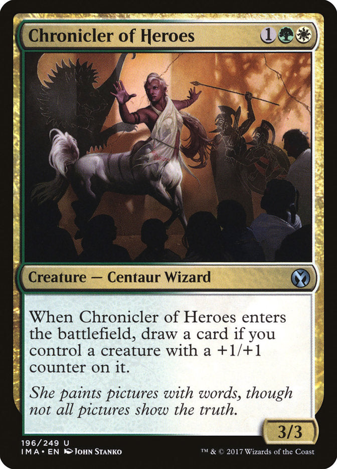 Chronicler of Heroes [Iconic Masters] - Magic: The Gathering - Card Brawlers | Quebec | Canada |