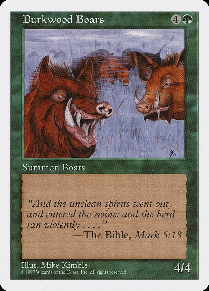 Durkwood Boars [Fifth Edition] - Magic: The Gathering - Card Brawlers | Quebec | Canada |
