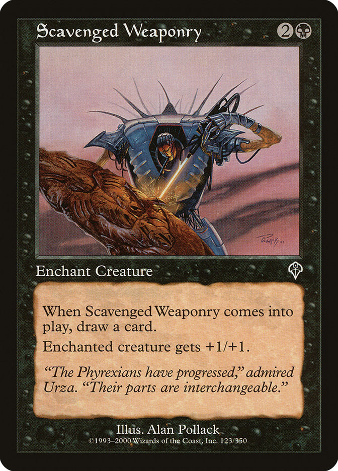Scavenged Weaponry [Invasion] - Magic: The Gathering - Card Brawlers | Quebec | Canada |