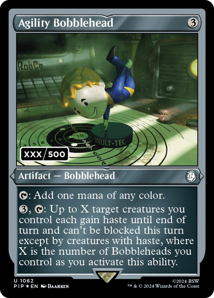 Agility Bobblehead (Serial Numbered) [Fallout] - Magic: The Gathering - Card Brawlers | Quebec | Canada |