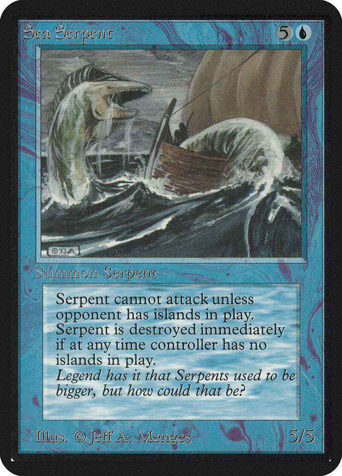 Sea Serpent [Alpha Edition] - Magic: The Gathering - Card Brawlers | Quebec | Canada |