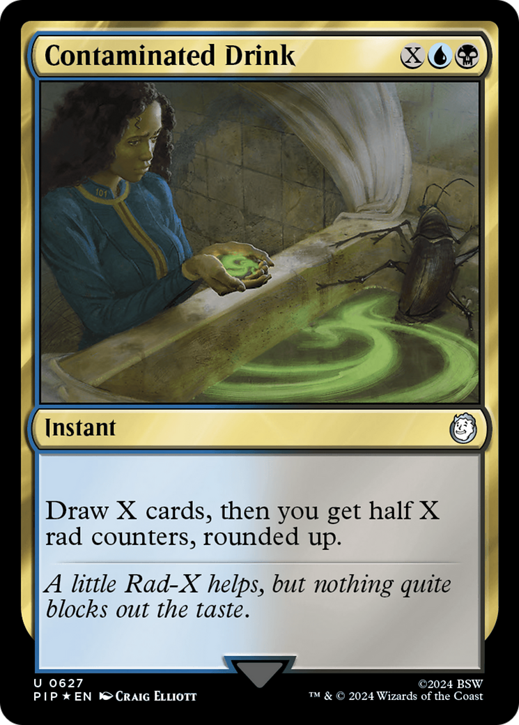 Contaminated Drink (Surge Foil) [Fallout] - Magic: The Gathering - Card Brawlers | Quebec | Canada |