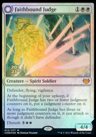 Faithbound Judge // Sinner's Judgment [Innistrad: Crimson Vow Prerelease Promos] - Magic: The Gathering - Card Brawlers | Quebec | Canada |