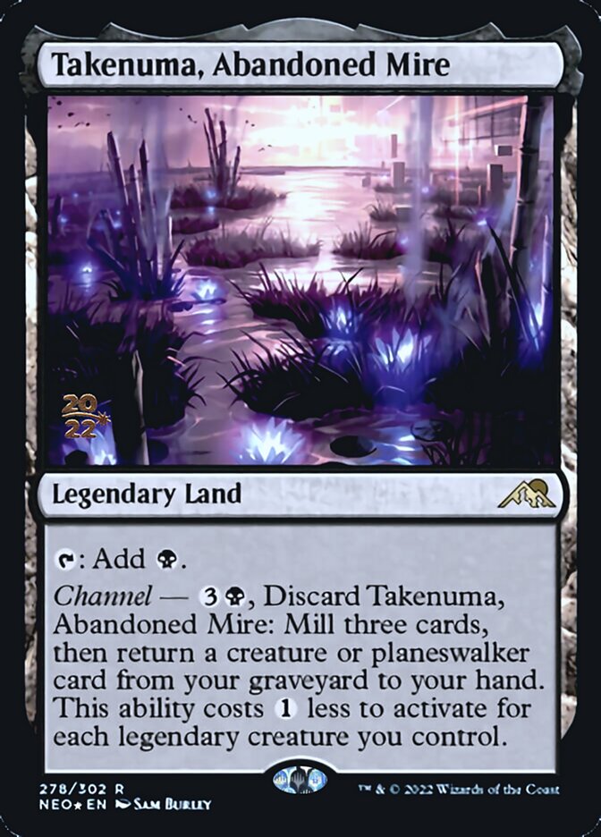 Takenuma, Abandoned Mire [Kamigawa: Neon Dynasty Prerelease Promos] - Magic: The Gathering - Card Brawlers | Quebec | Canada |