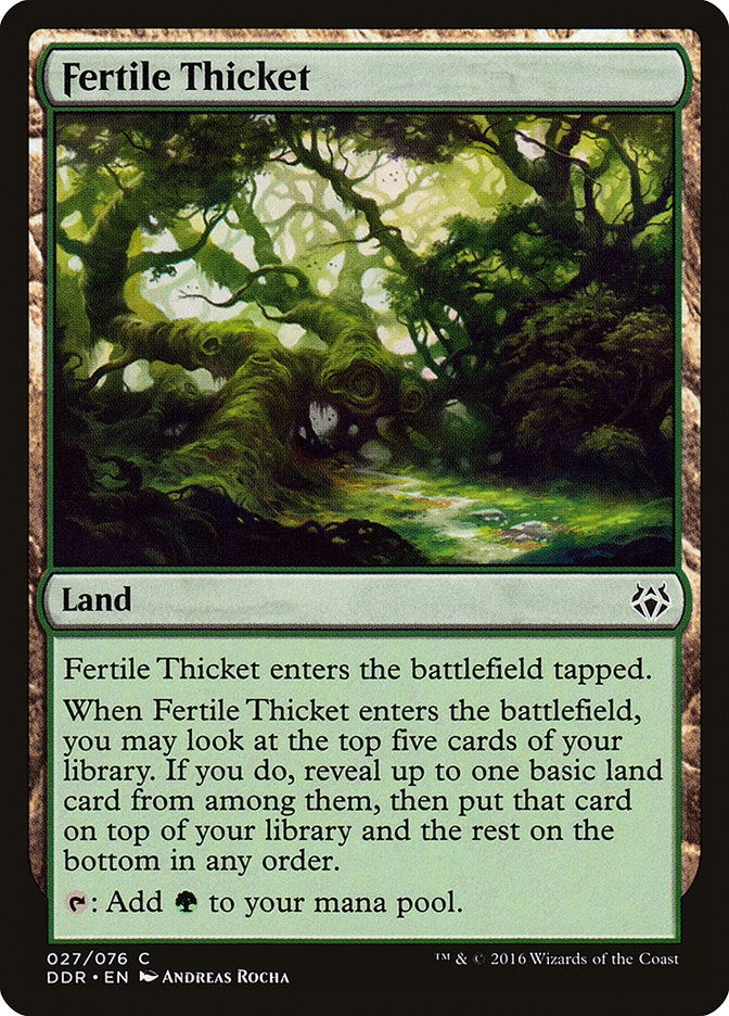 Fertile Thicket [Duel Decks: Nissa vs. Ob Nixilis] - Magic: The Gathering - Card Brawlers | Quebec | Canada |