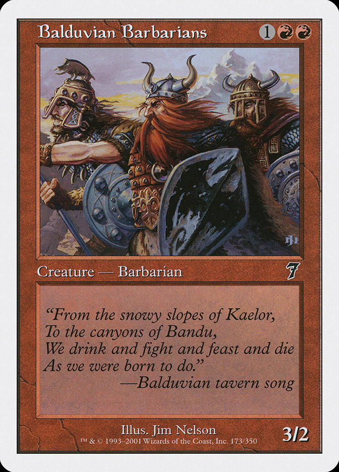 Balduvian Barbarians [Seventh Edition] - Magic: The Gathering - Card Brawlers | Quebec | Canada |
