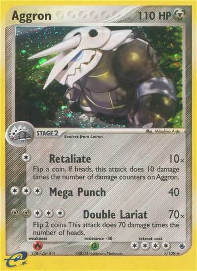 Aggron (1/109) [EX: Ruby & Sapphire] - Pokémon - Card Brawlers | Quebec | Canada |