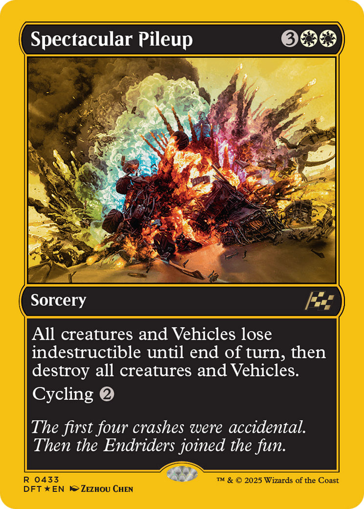 Spectacular Pileup (First-Place Foil) [Aetherdrift] - Magic: The Gathering - Card Brawlers | Quebec | Canada |