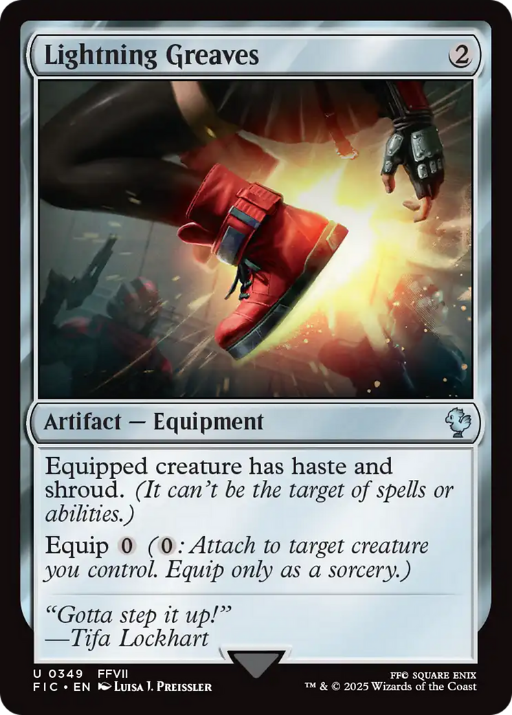 Lightning Greaves [FINAL FANTASY Commander] - Magic: The Gathering - Card Brawlers | Quebec | Canada |