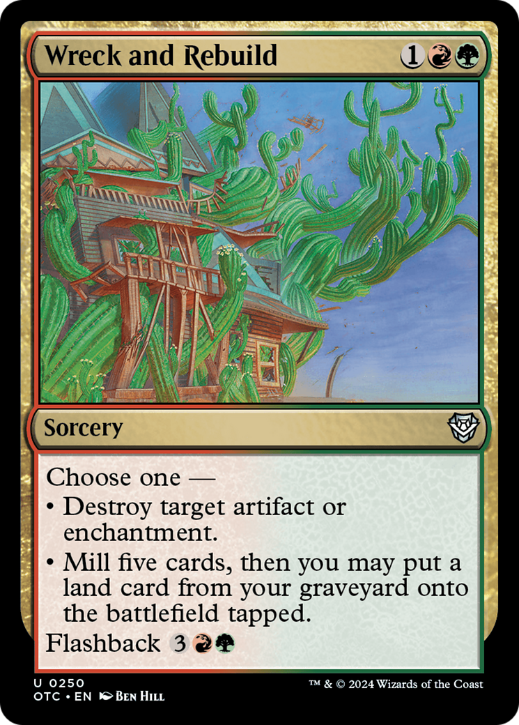 Wreck and Rebuild [Outlaws of Thunder Junction Commander] - Magic: The Gathering - Card Brawlers | Quebec | Canada |