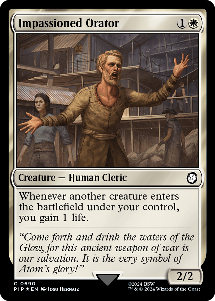 Impassioned Orator (Surge Foil) [Fallout] - Magic: The Gathering - Card Brawlers | Quebec | Canada |