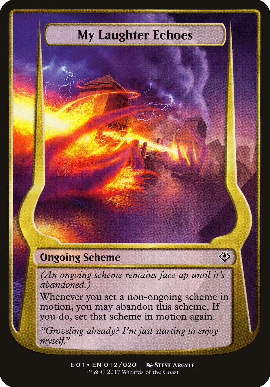 My Laughter Echoes (Schemes) [Archenemy: Nicol Bolas Schemes] - Magic: The Gathering - Card Brawlers | Quebec | Canada |
