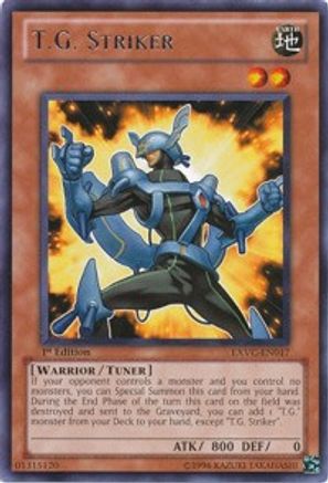 T.G. Striker [EXVC-EN017] Rare - Yu-Gi-Oh! - Card Brawlers | Quebec | Canada |
