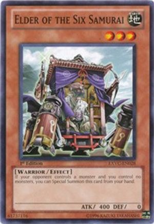 Elder of the Six Samurai [EXVC-EN028] Common - Yu-Gi-Oh! - Card Brawlers | Quebec | Canada |