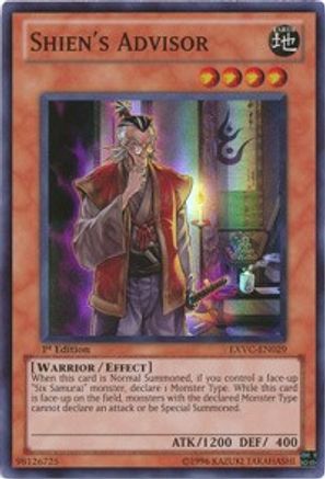 Shien's Advisor [EXVC-EN029] Super Rare - Yu-Gi-Oh! - Card Brawlers | Quebec | Canada |