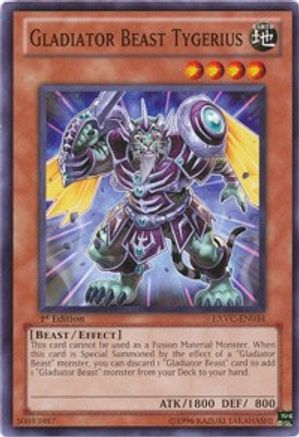 Gladiator Beast Tygerius [EXVC-EN034] Common - Yu-Gi-Oh! - Card Brawlers | Quebec | Canada |