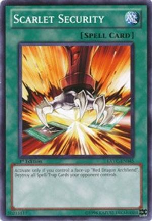 Scarlet Security [EXVC-EN045] Common - Yu-Gi-Oh! - Card Brawlers | Quebec | Canada |