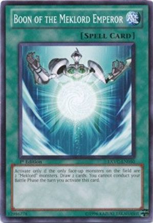Boon of the Meklord Emperor [EXVC-EN050] Common - Yu-Gi-Oh! - Card Brawlers | Quebec | Canada |