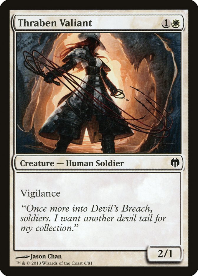 Thraben Valiant [Duel Decks: Heroes vs. Monsters] - Magic: The Gathering - Card Brawlers | Quebec | Canada |
