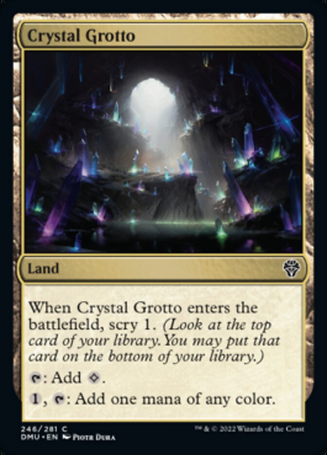 Crystal Grotto [Dominaria United] - Magic: The Gathering - Card Brawlers | Quebec | Canada |