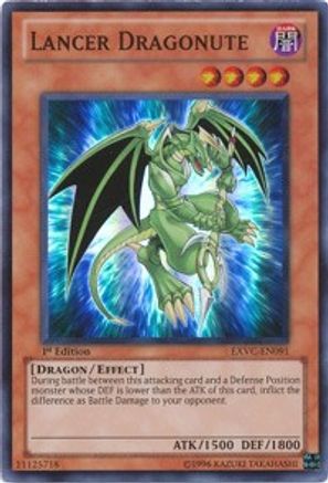 Lancer Dragonute [EXVC-EN091] Super Rare - Yu-Gi-Oh! - Card Brawlers | Quebec | Canada |