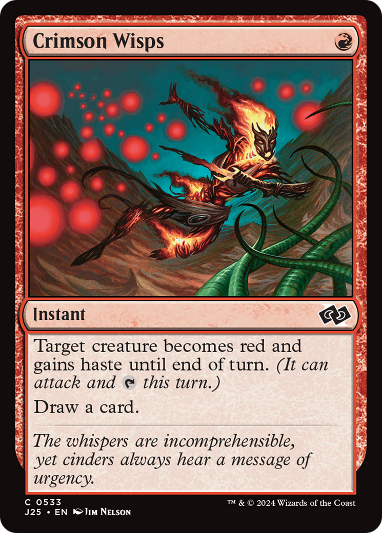 Crimson Wisps [Foundations Jumpstart] - Magic: The Gathering - Card Brawlers | Quebec | Canada |
