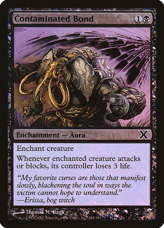 Contaminated Bond (Premium Foil) [Tenth Edition] - Magic: The Gathering - Card Brawlers | Quebec | Canada |