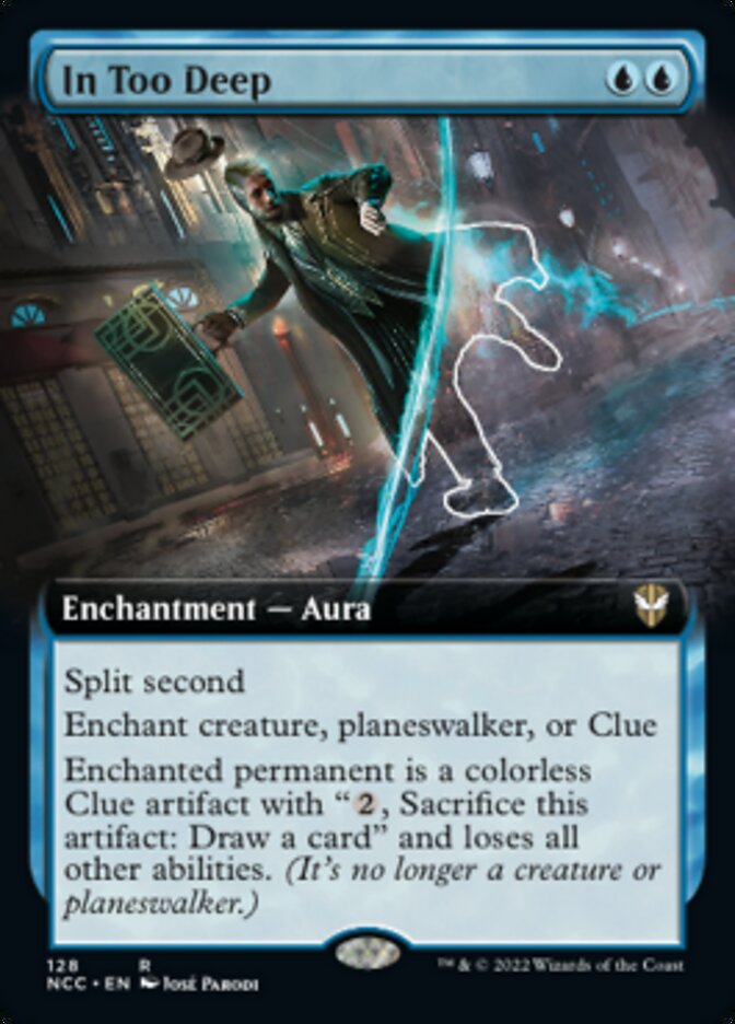In Too Deep (Extended Art) [Streets of New Capenna Commander] - Magic: The Gathering - Card Brawlers | Quebec | Canada |