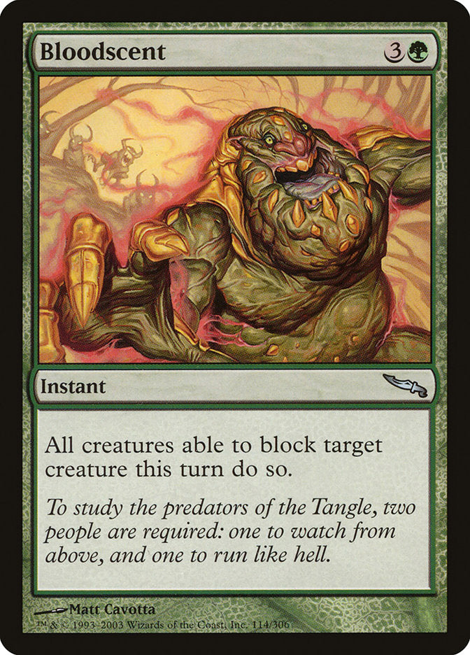Bloodscent [Mirrodin] - Magic: The Gathering - Card Brawlers | Quebec | Canada |