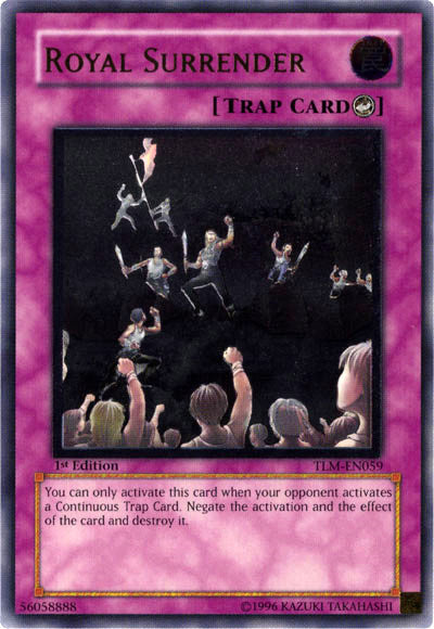 Royal Surrender [TLM-EN059] Ultimate Rare - Yu-Gi-Oh! - Card Brawlers | Quebec | Canada |