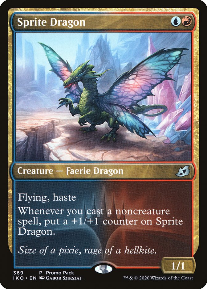 Sprite Dragon (Promo Pack) [Ikoria: Lair of Behemoths Promos] - Magic: The Gathering - Card Brawlers | Quebec | Canada |