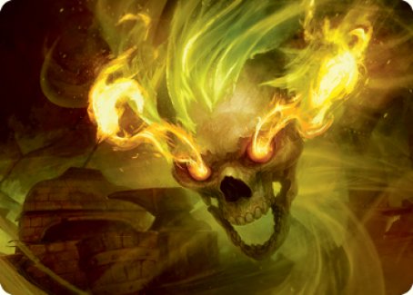 Flameskull Art Card [Dungeons & Dragons: Adventures in the Forgotten Realms Art Series] - Magic: The Gathering - Card Brawlers | Quebec | Canada |