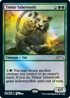 Temur Sabertooth [Year of the Tiger 2022] - Magic: The Gathering - Card Brawlers | Quebec | Canada |