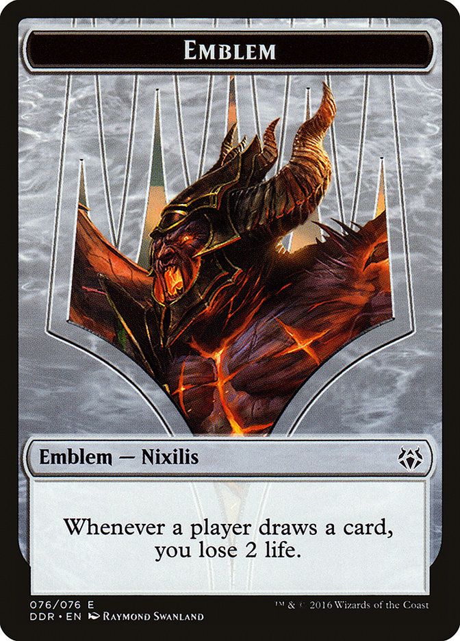 Ob Nixilis Reignited Emblem [Duel Decks: Nissa vs. Ob Nixilis] - Magic: The Gathering - Card Brawlers | Quebec | Canada |