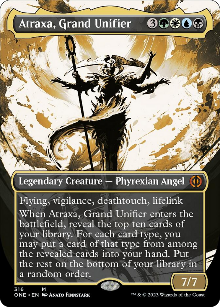 Atraxa, Grand Unifier (Borderless Ichor) [Phyrexia: All Will Be One] - Magic: The Gathering - Card Brawlers | Quebec | Canada |